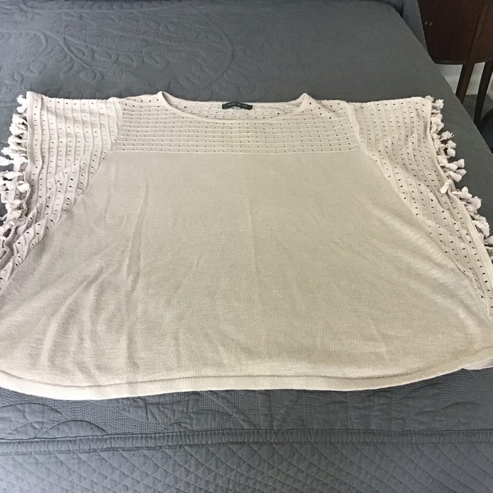 August Silk Cap Sleeve Summer Sweater.